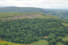 
Tyla East Quarry from Blorenge, June 2009